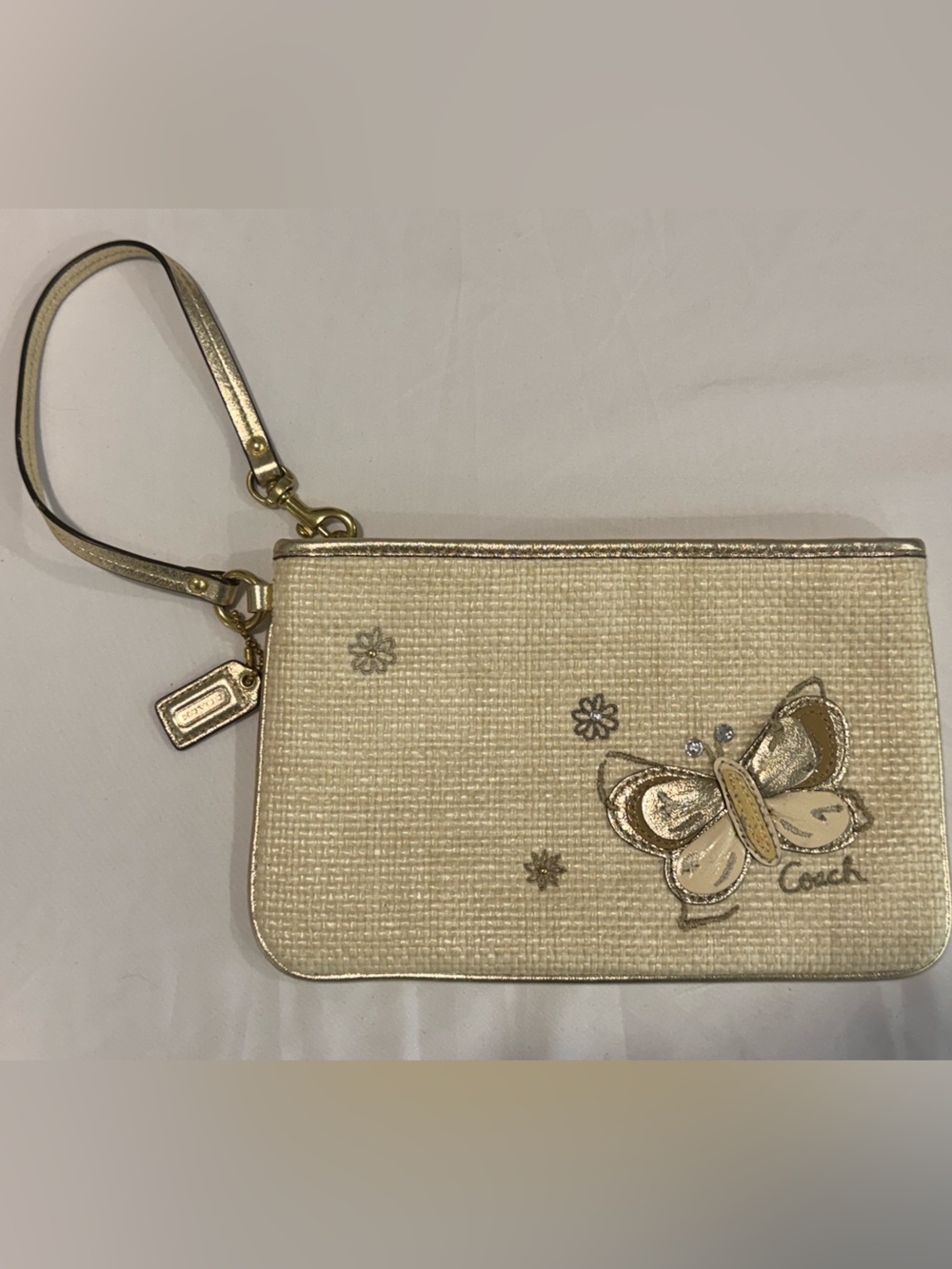 Rare Coach Butterfly wristlet
